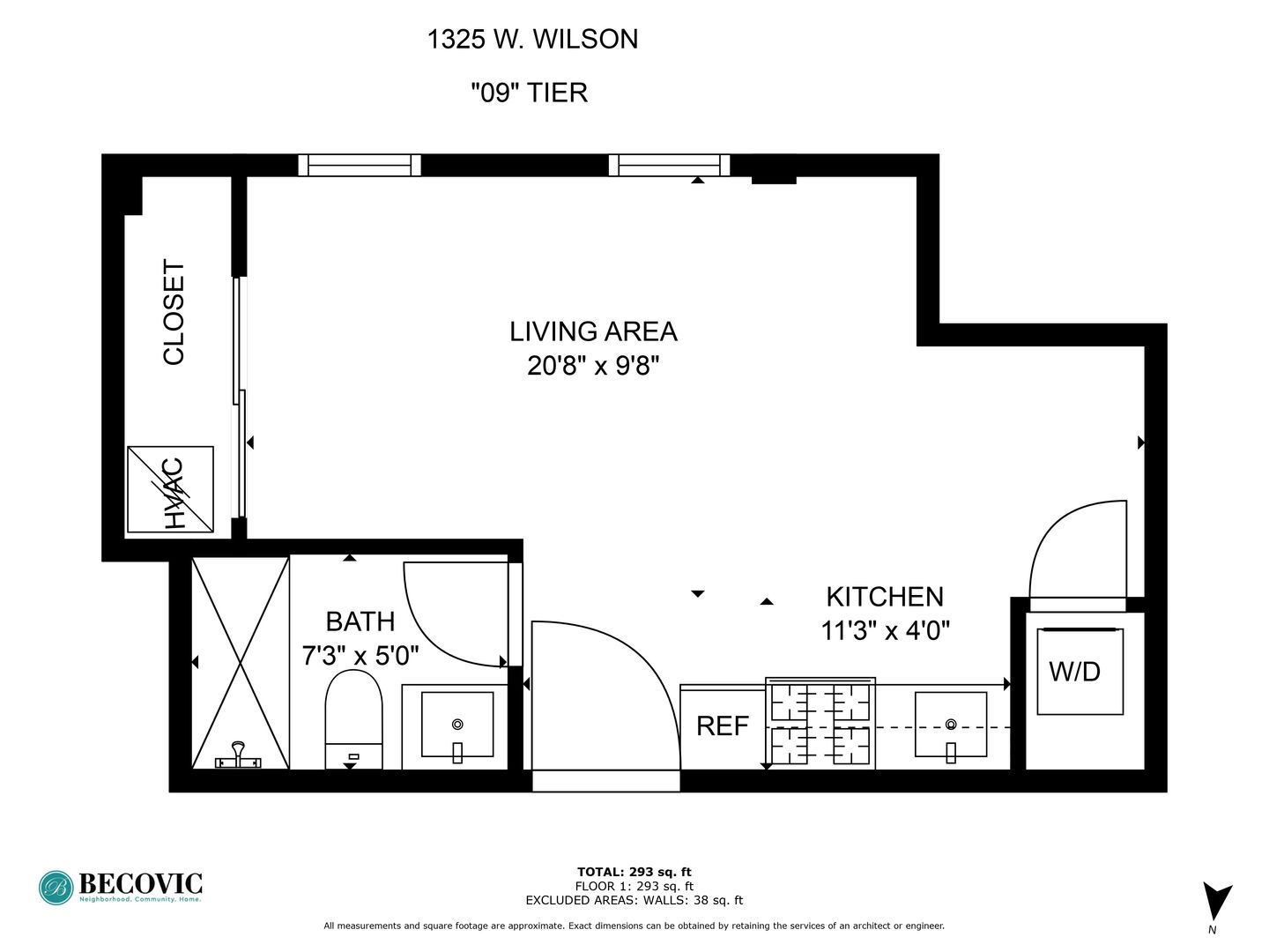 Chicago Apartment: 1325 W Wilson Avenue
