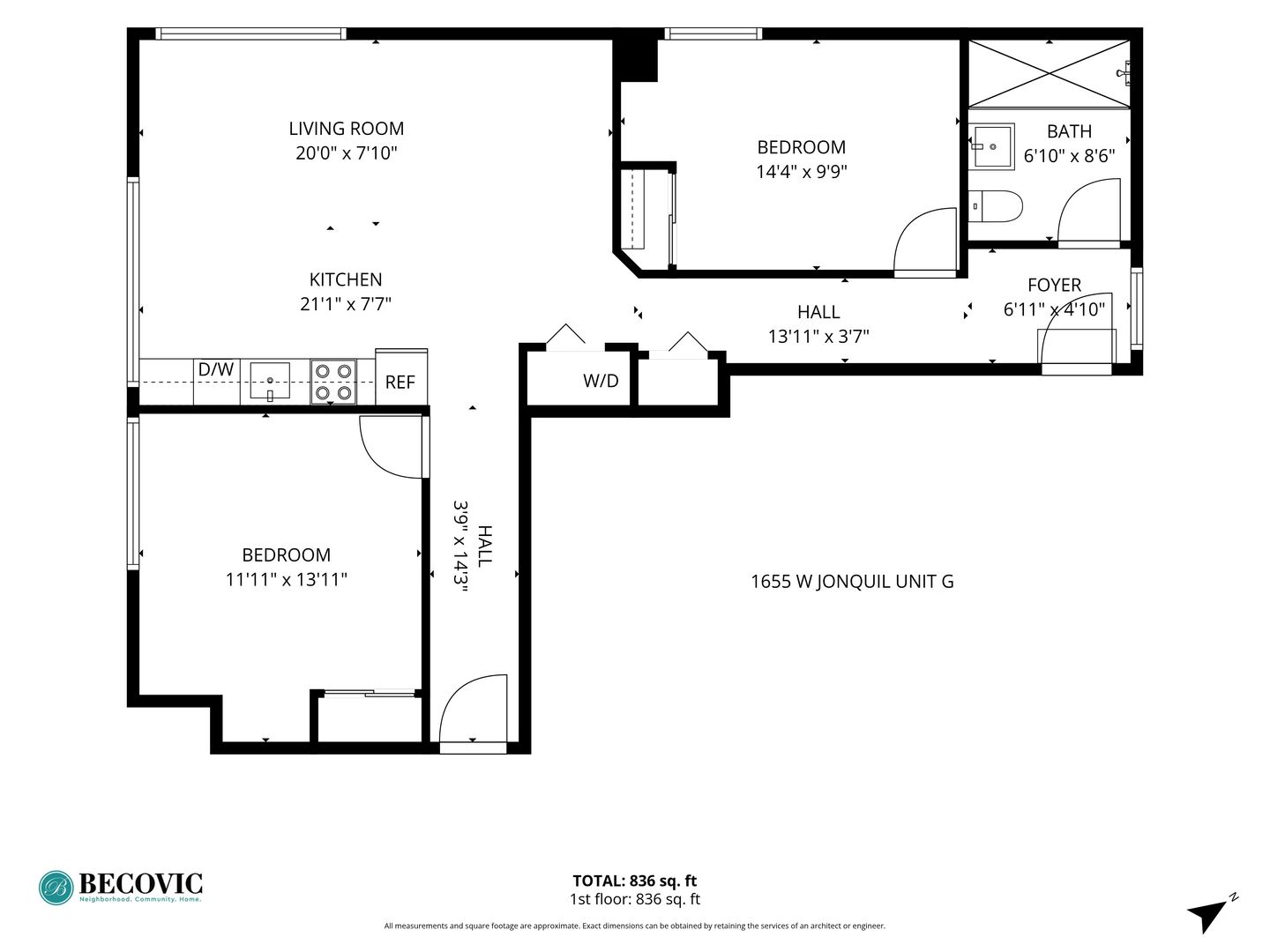 Chicago Apartment: 1649-1655 W. Jonquil