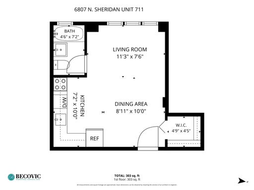 6807 N Sheridan Road #711, Chicago, IL 60626