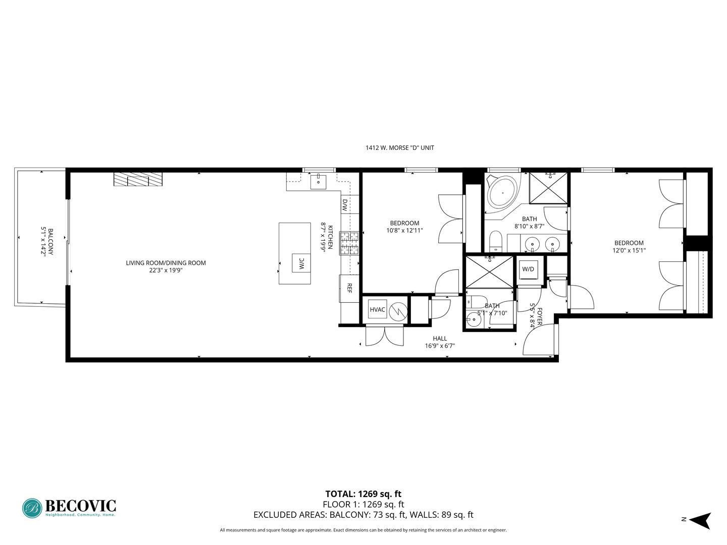 Chicago Apartment: 1412 W Morse