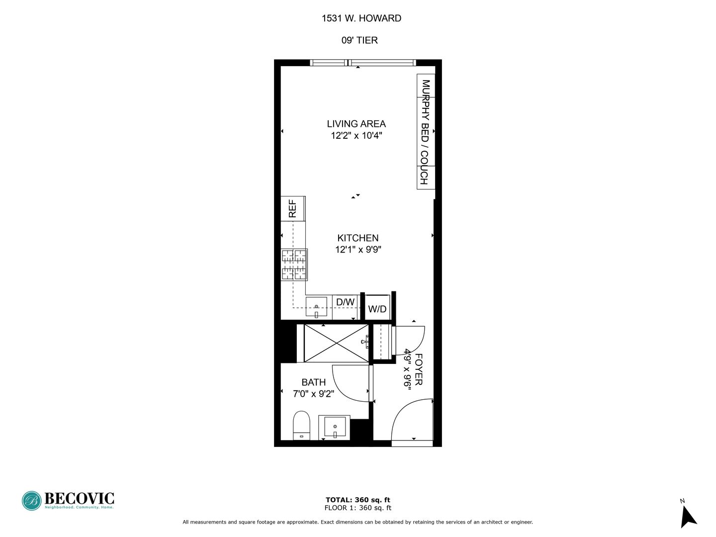 Chicago Apartment: 1531 W Howard Street