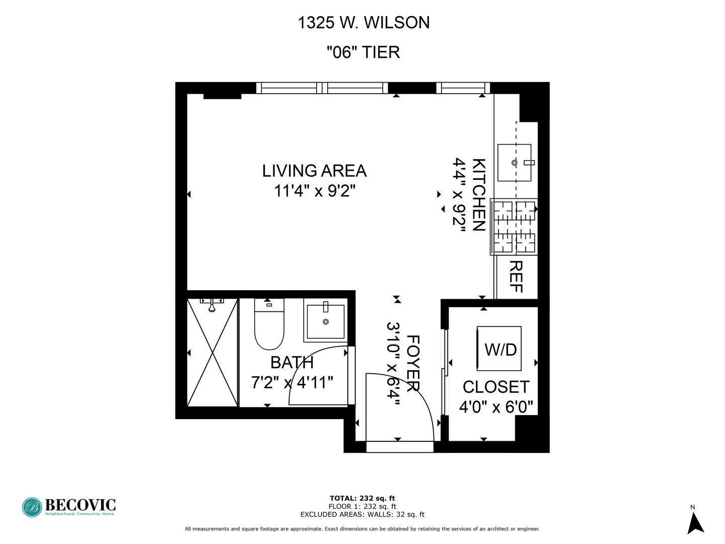 Chicago Apartment: 1325 W Wilson Avenue