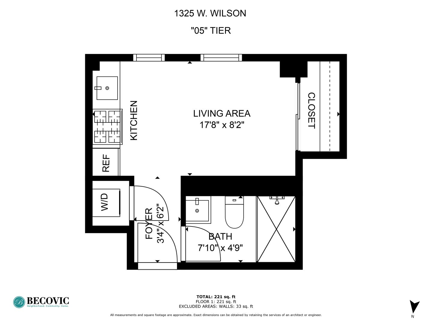 Chicago Apartment: 1325 W Wilson Avenue