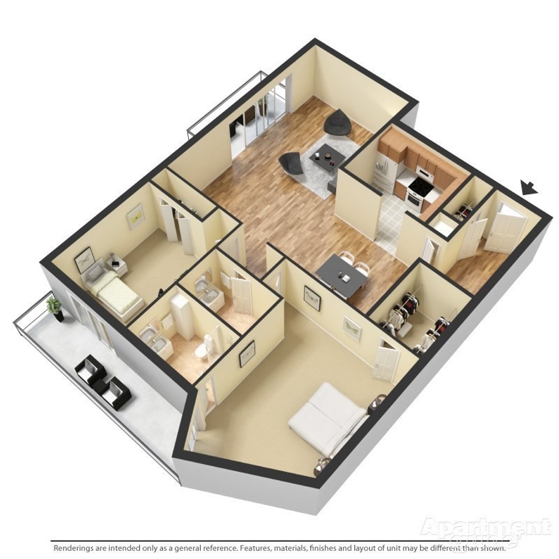 Addison Apartment: 900 N. Rohlwing Road