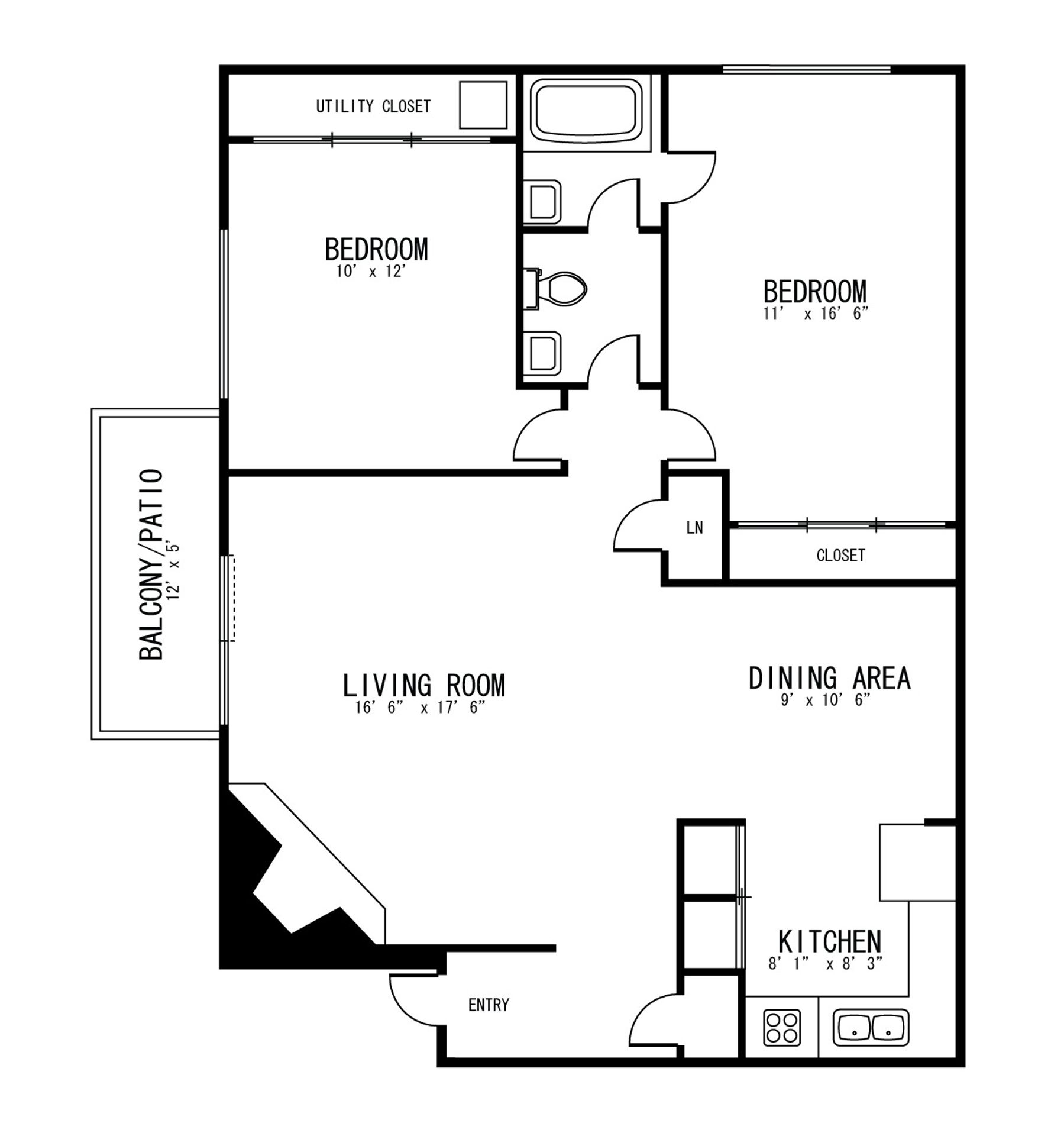 Bensenville Apartment: 1100-1182 Grove Avenue