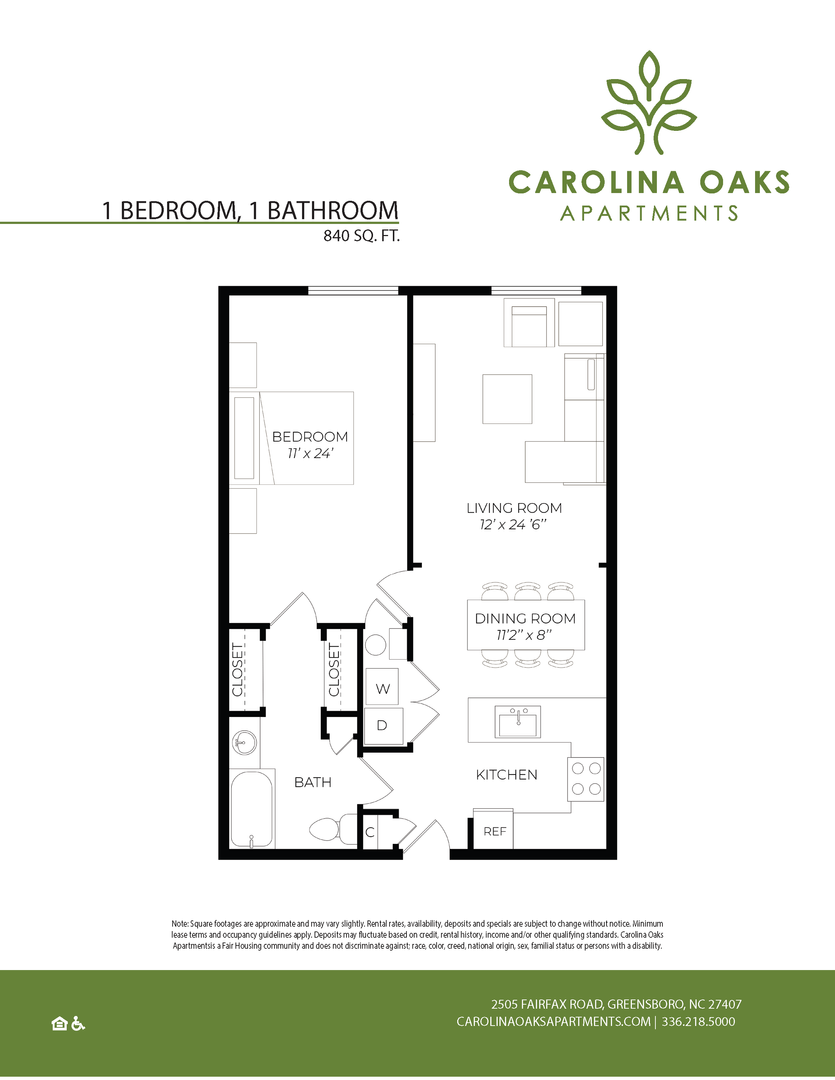 Greensboro Apartment: 2505 Fairfax Road