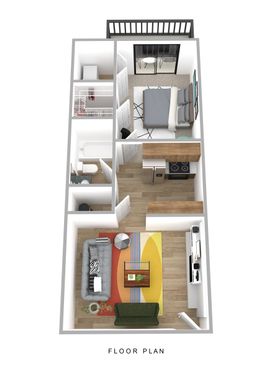 1 Bedroom / 1 Bathroom