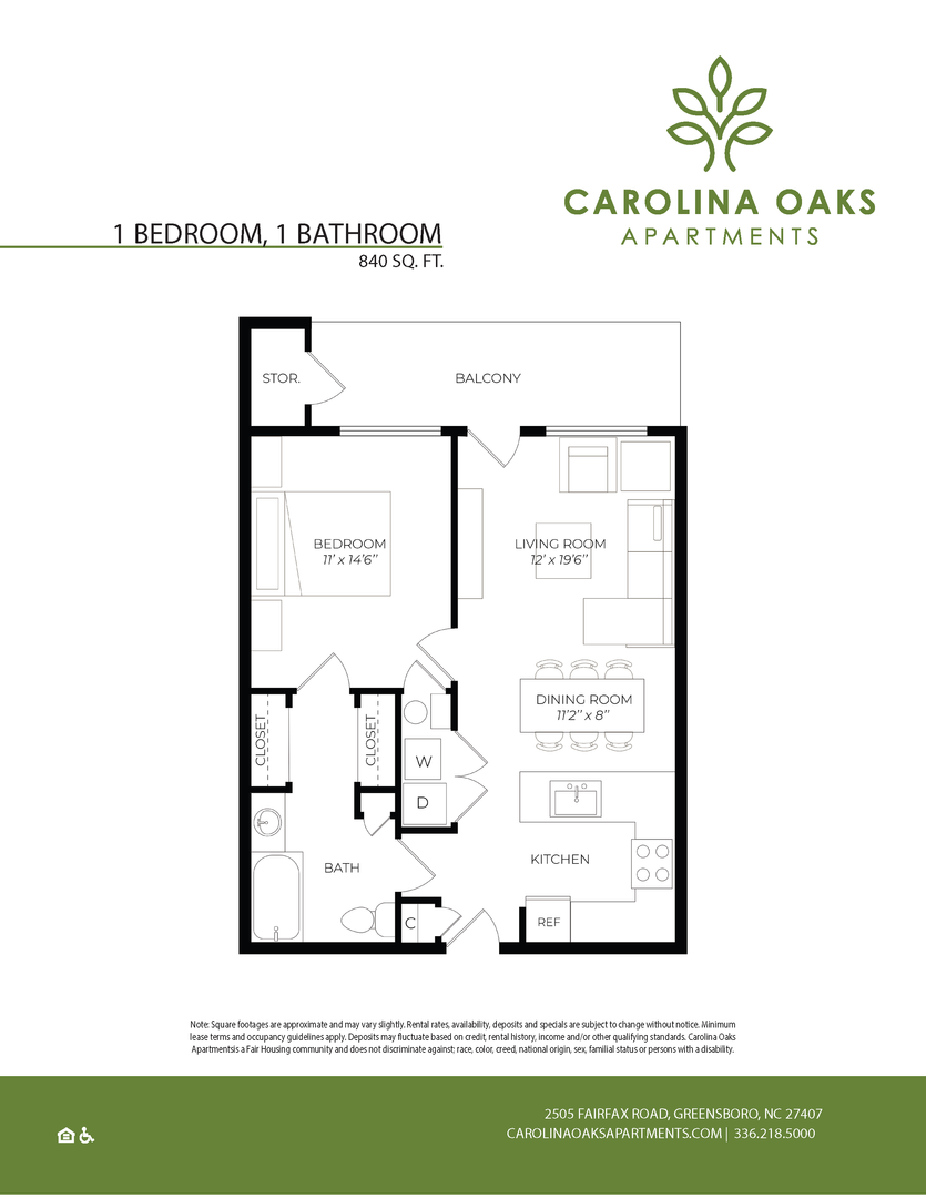 Greensboro Apartment: 2505 Fairfax Road