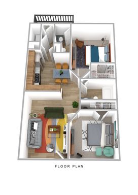2 Bedroom / 2 Bathroom