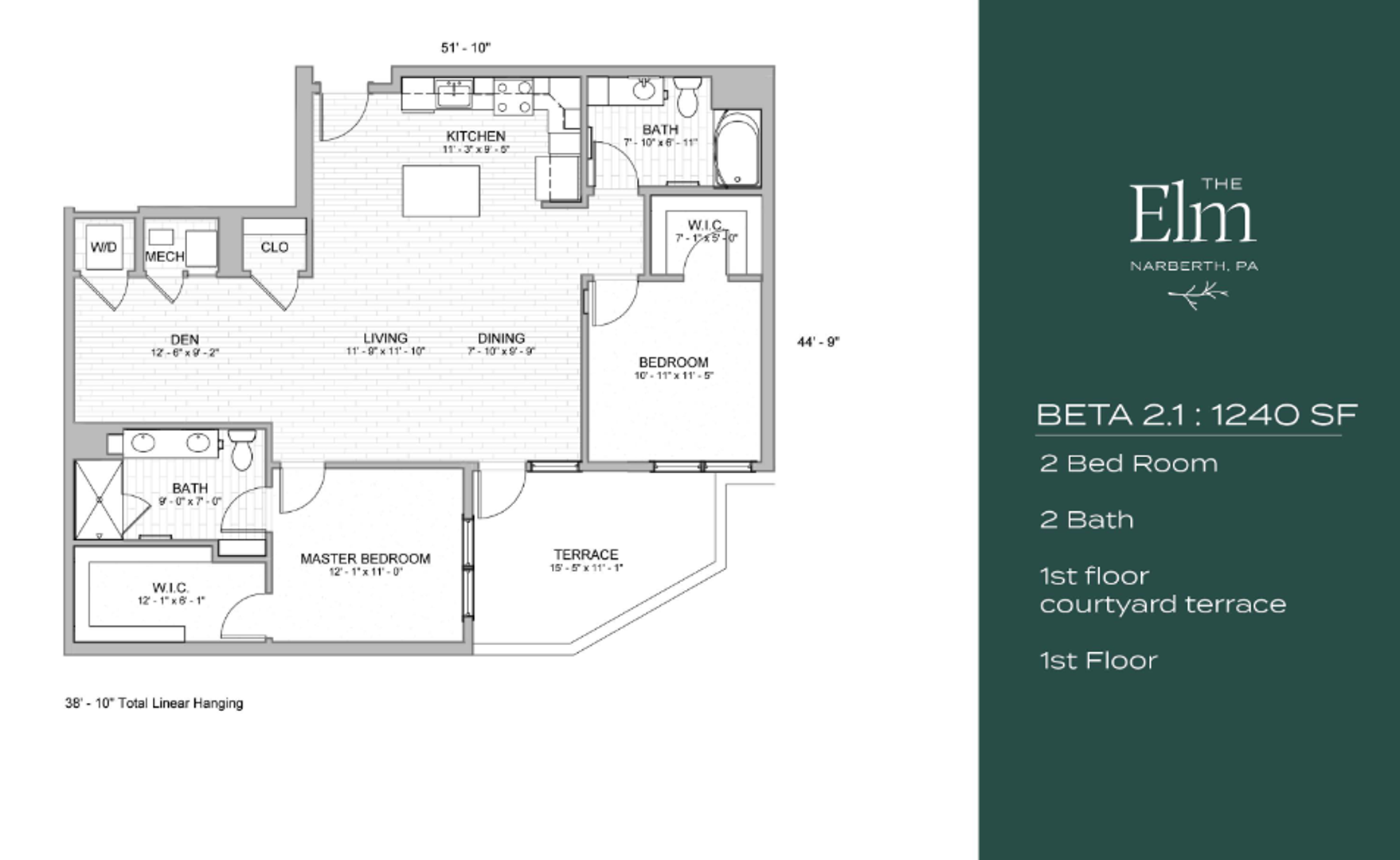 Narberth Apartment: 114 Forrest Avenue