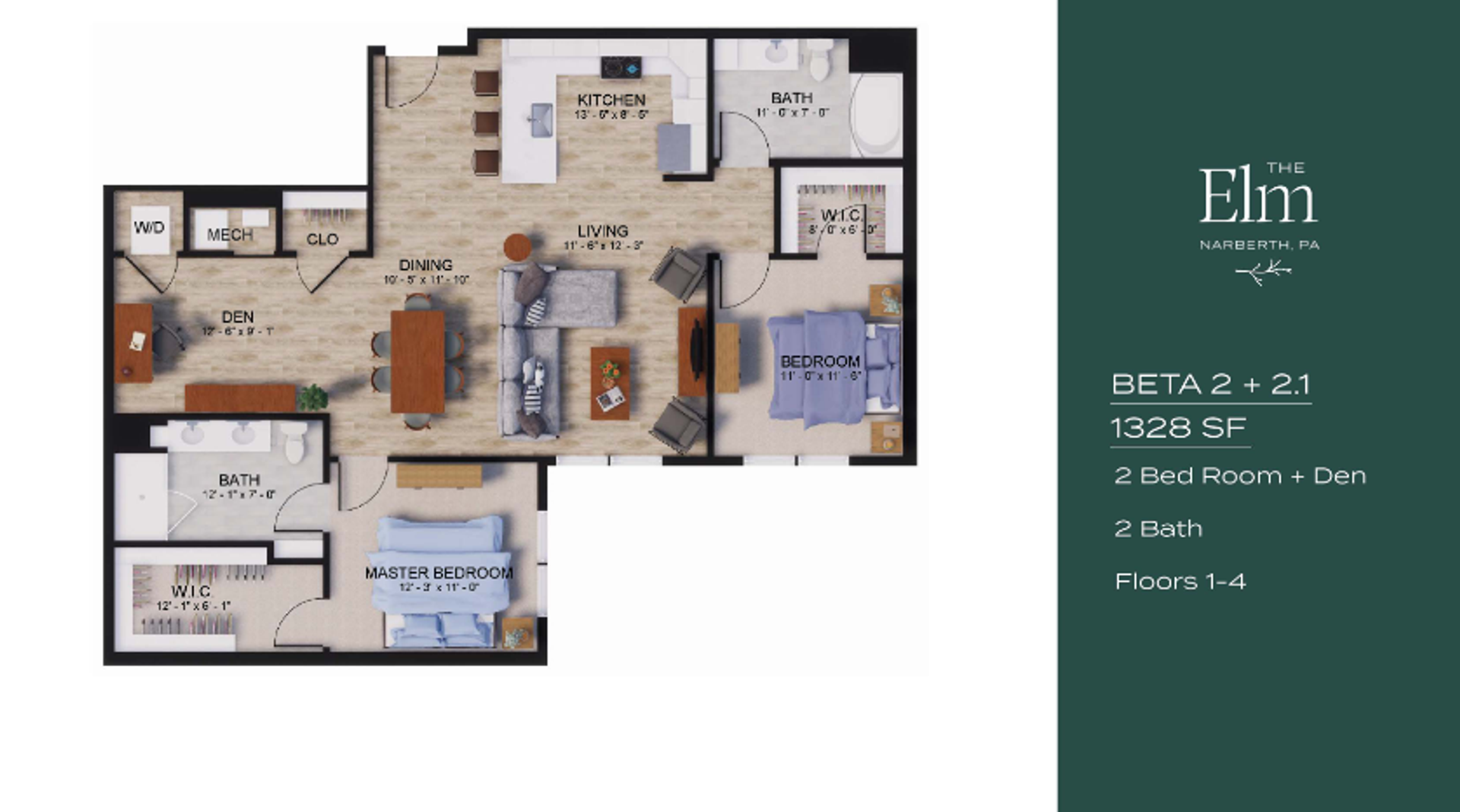 Narberth Apartment: 114 Forrest Avenue