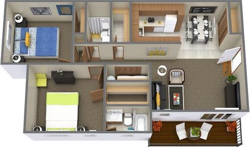 Large 2 Bed 2 Bath on the Ground Floor! – photo 1