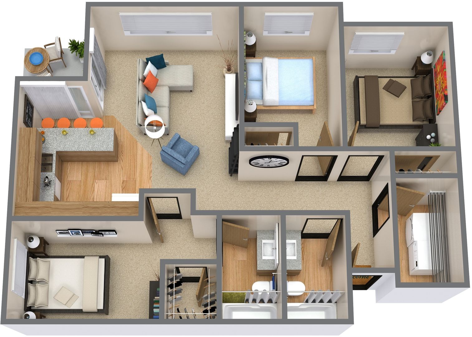 Bismarck Apartment: 100 Santa Fe