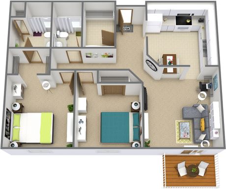 Move in Soon Near BSC In This Ground Floor 2 Bed 2 Bath Apartment in Bismarck! – photo 1
