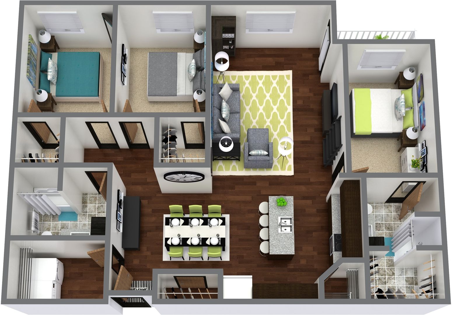 Bismarck Apartment: 100 Santa Fe