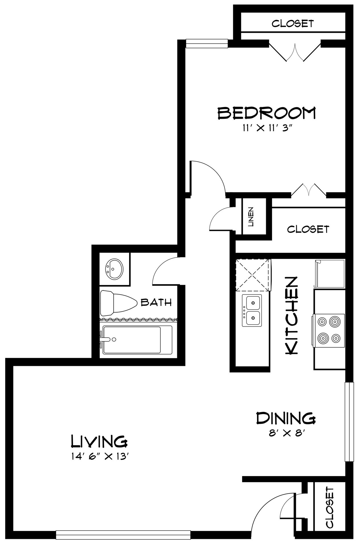 Longview Apartment: 308 Lake Lamond Road