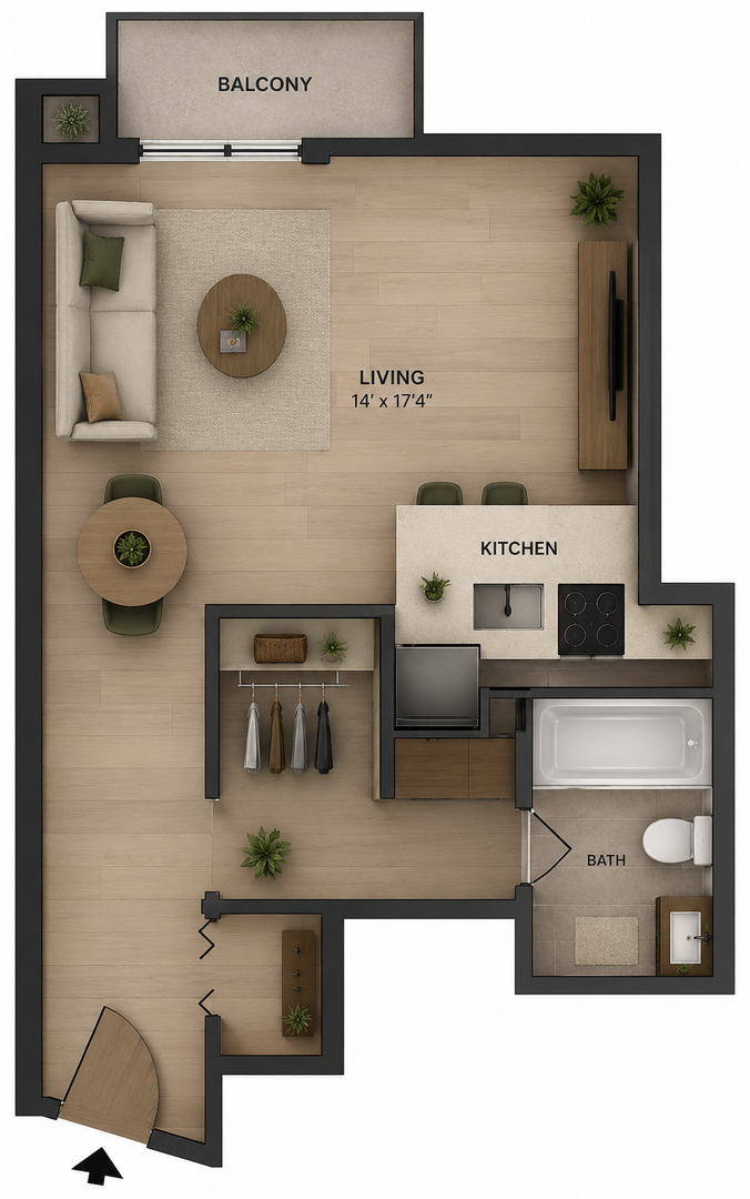 Richmond Apartment: 520 West Franklin Street
