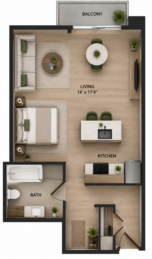Richmond Apartment: 520 West Franklin Street