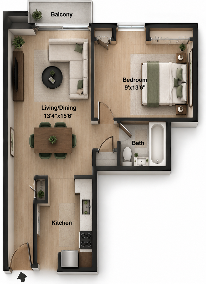 Richmond Apartment: 520 West Franklin Street