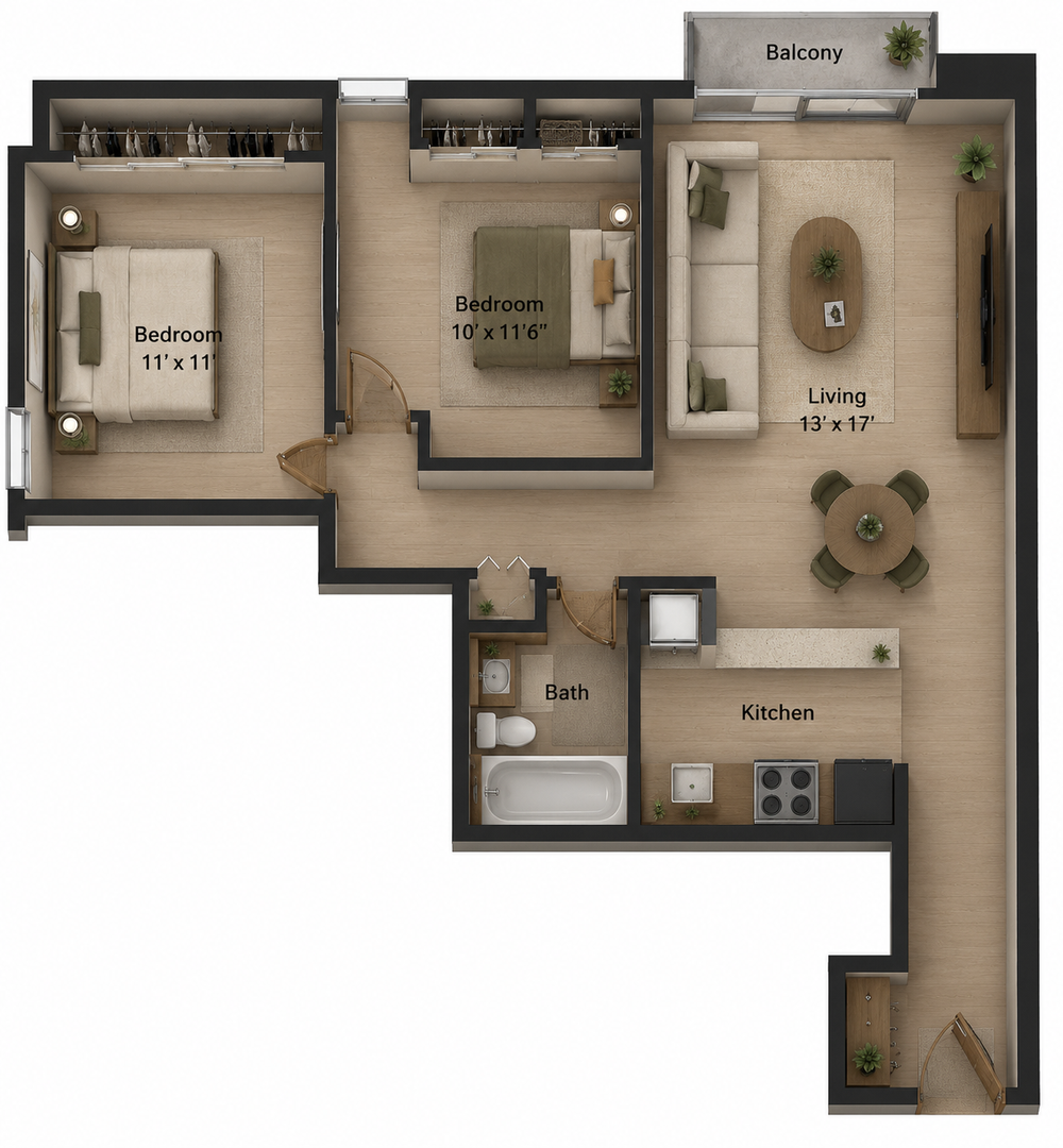 Richmond Apartment: 520 West Franklin Street