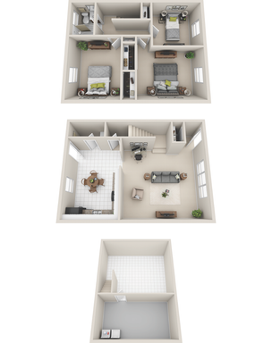 3 Bed 1.5 Bath Townhouse Renovated – photo 1