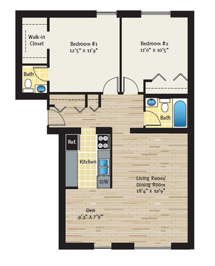 2 Bed 1.5 Bath – photo 1