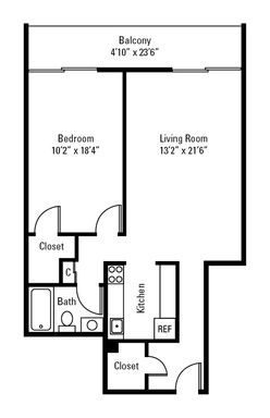 1 Bed 1 Bath A – photo 1