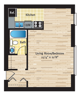 Studio Apartment – photo 1