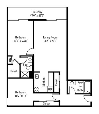 2 Bed 2 Bath A – photo 1