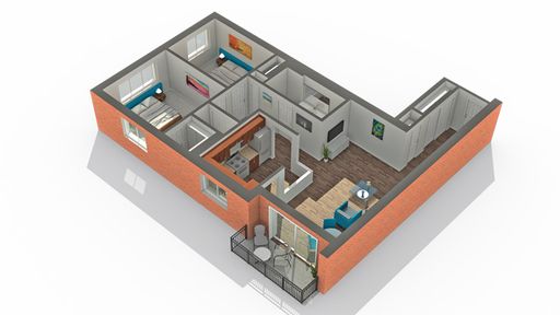 2 Bed 1 Bath B* - Newly Renovated!
