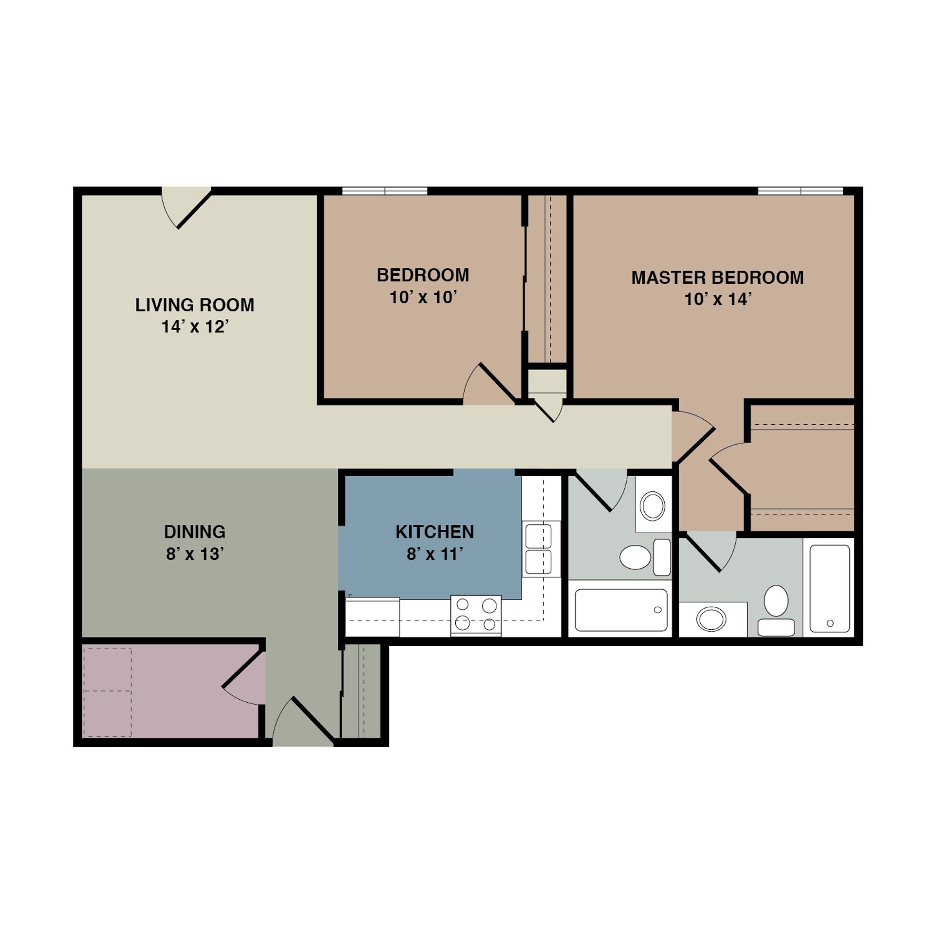 Sioux Falls Apartment: 3900 S Carnegie Cir
