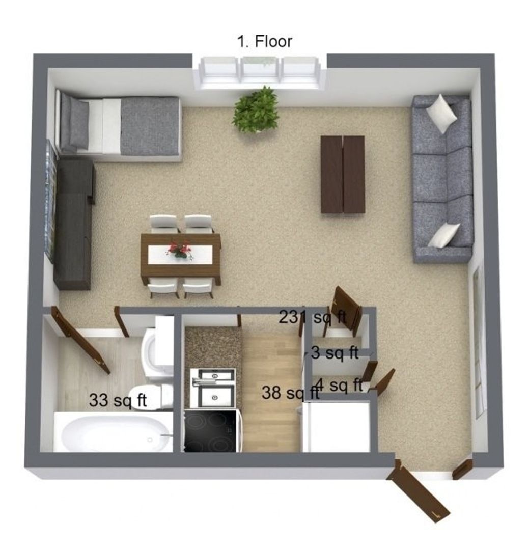 Cedar Falls Apartment: 1939 College Street