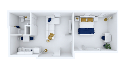 Corsica Tower 1BR – Premium Single Living ($850/mo) – photo 1
