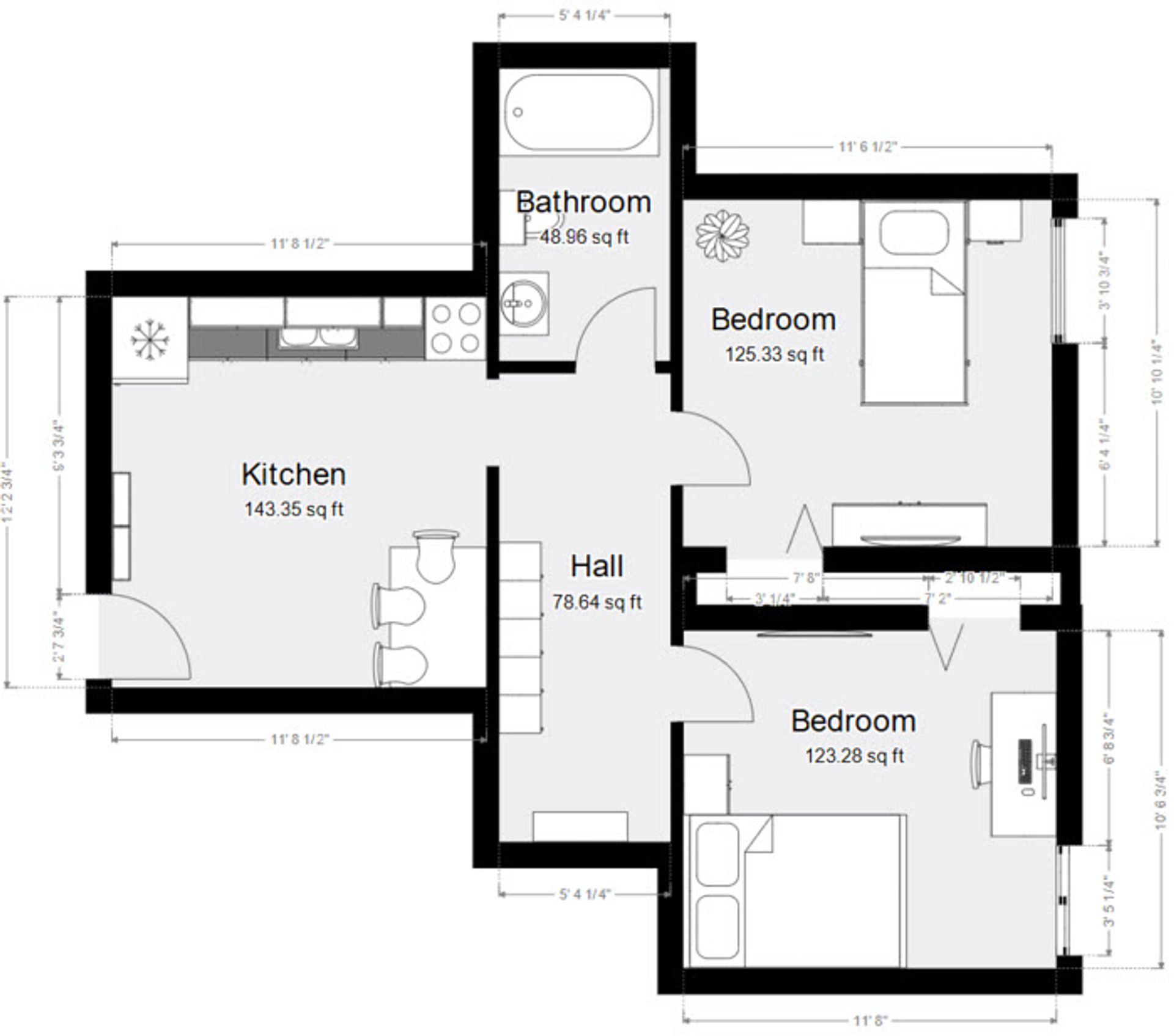 Slippery Rock Apartment: 215 Cornish Drive