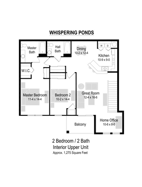 2 Bed / 2 Bath Apartment – photo 1