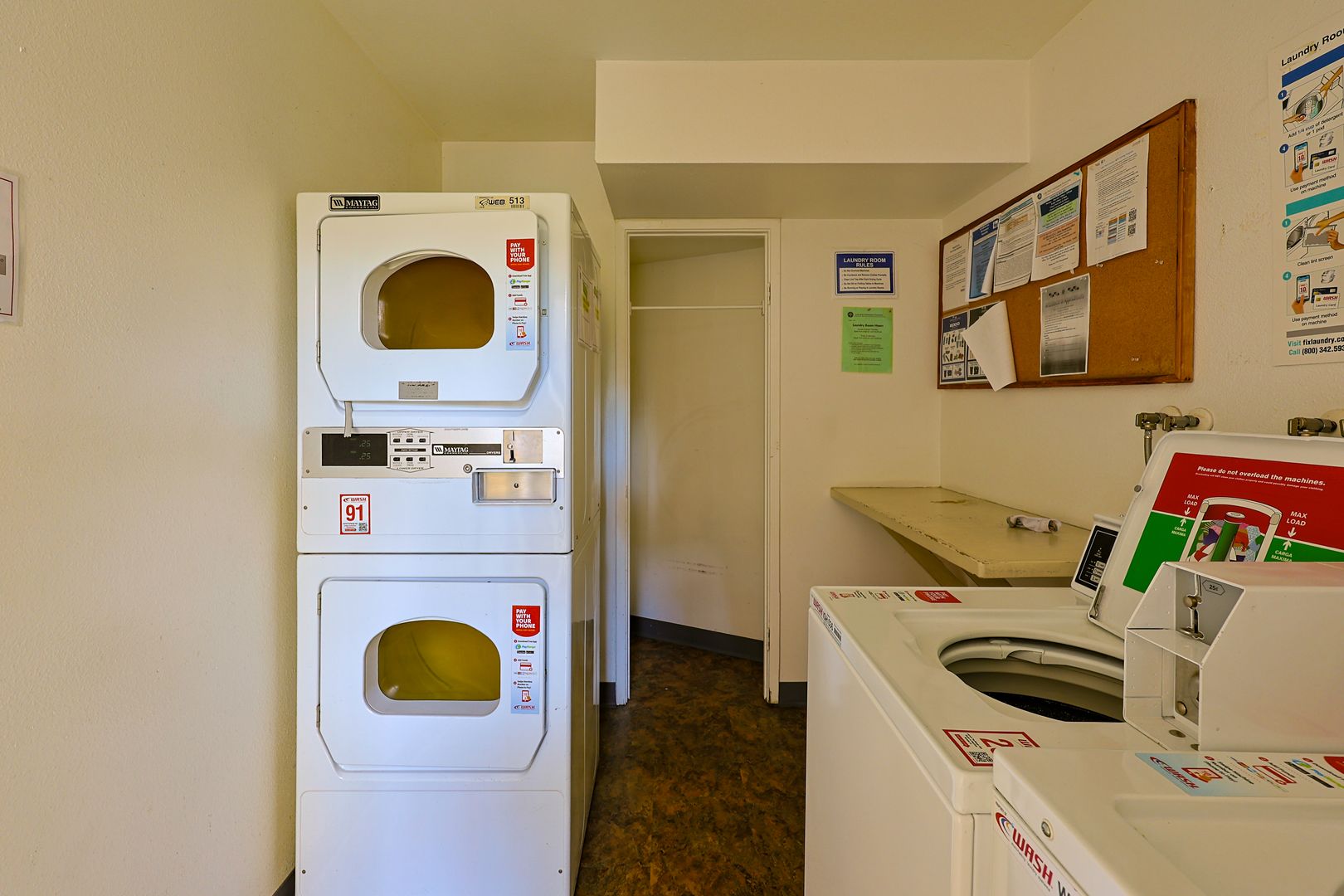 Laundry room at Baltimore Dr 5708 #383
