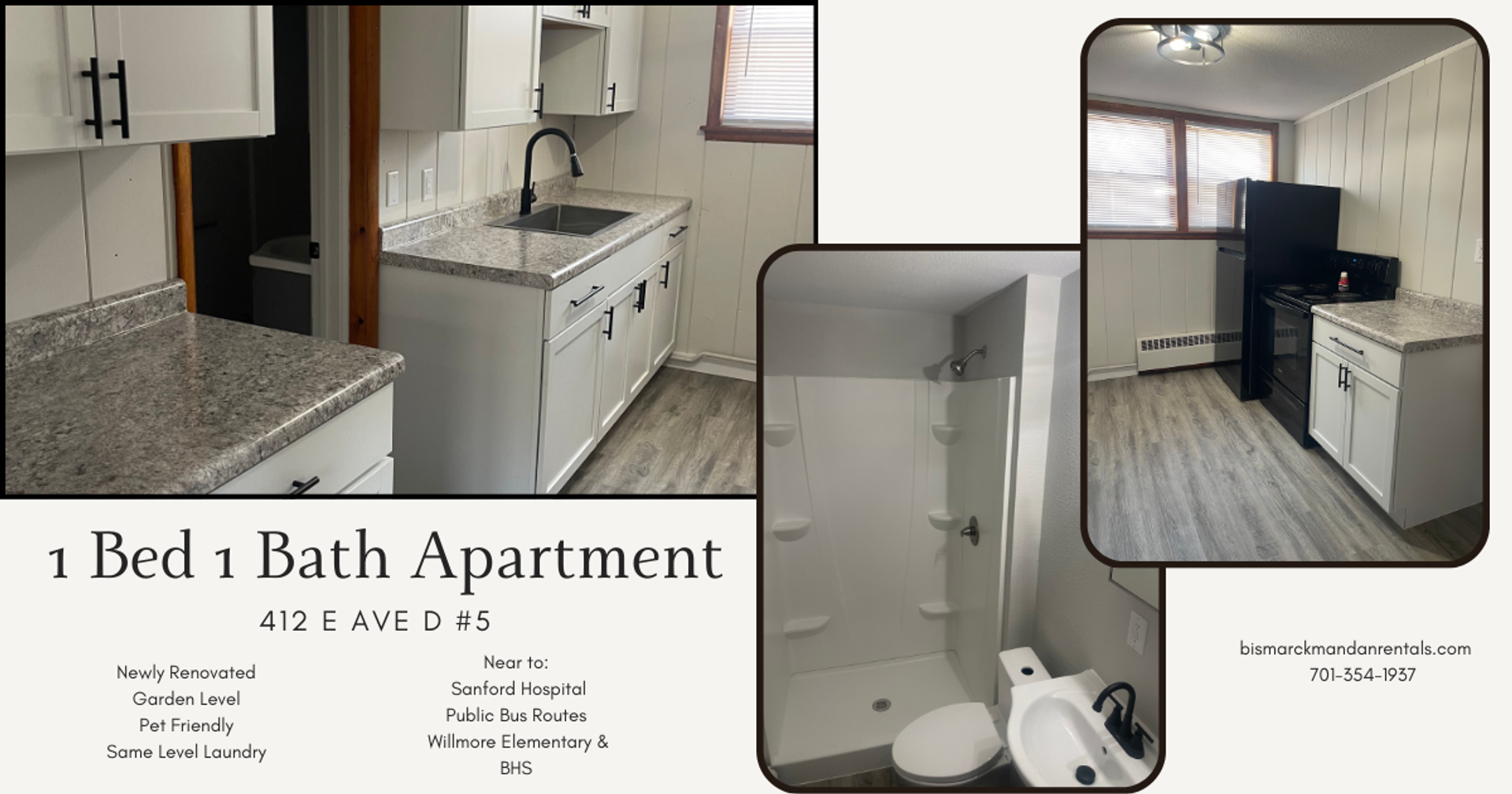 Bismarck Apartment: 412 E Ave D