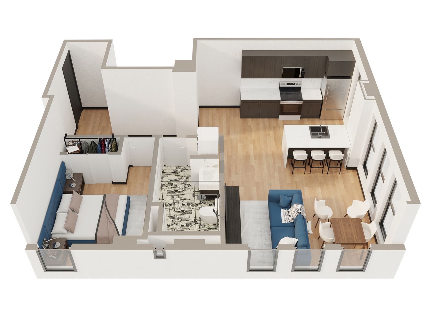 Pontiac Apartment: 28 North Saginaw Street