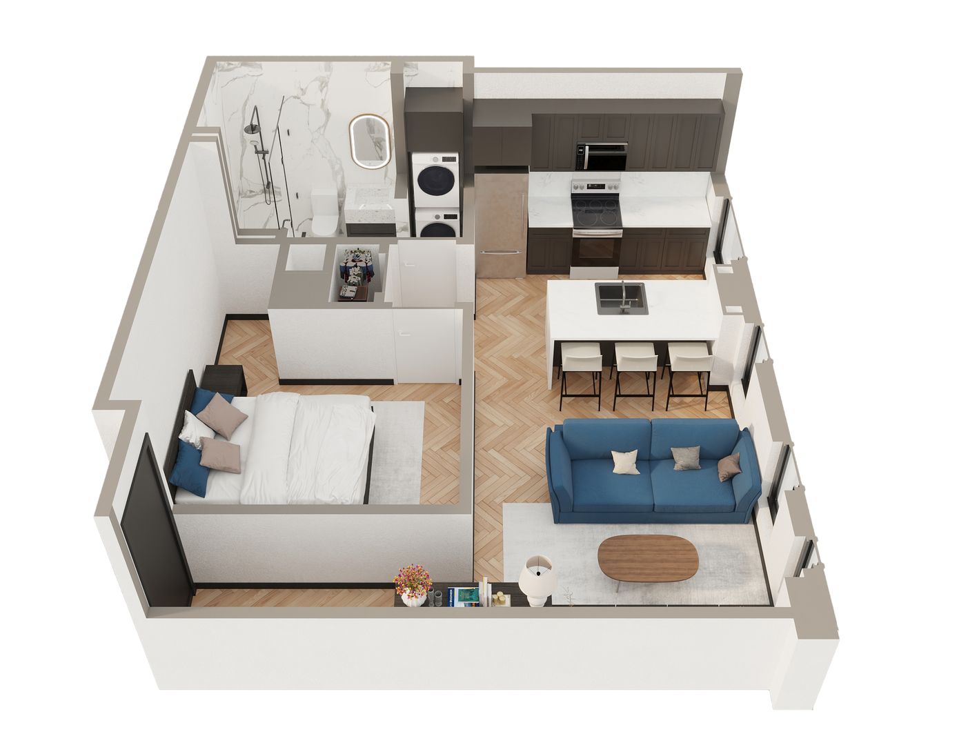 Pontiac Apartment: 28 North Saginaw Street