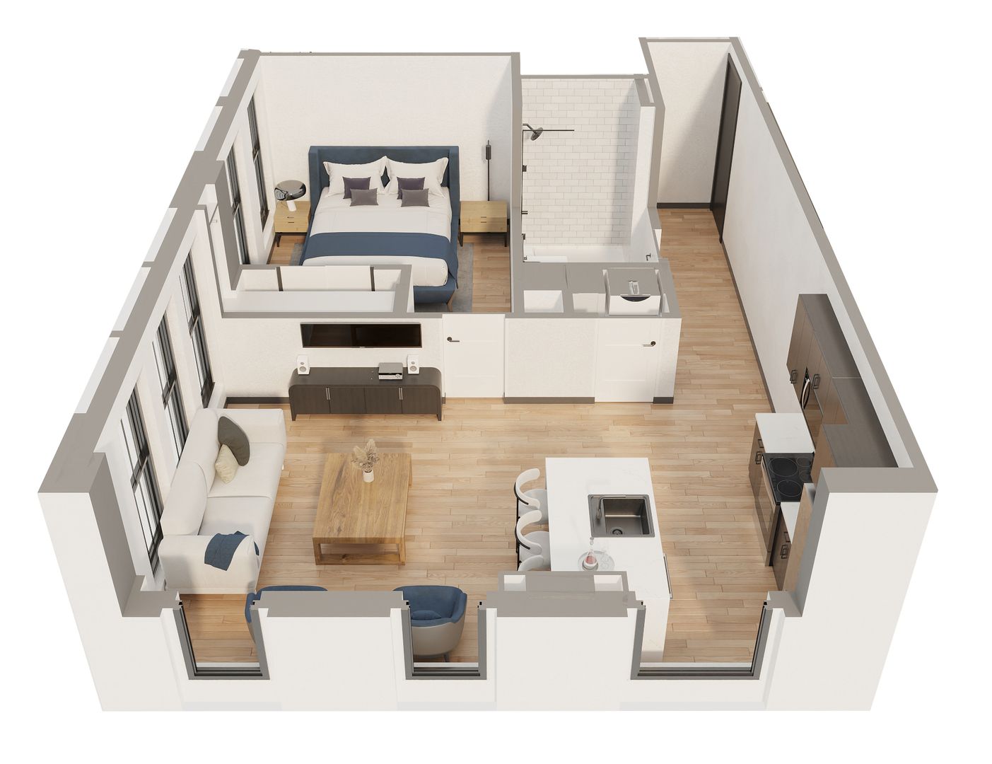 Pontiac Apartment: 28 North Saginaw Street