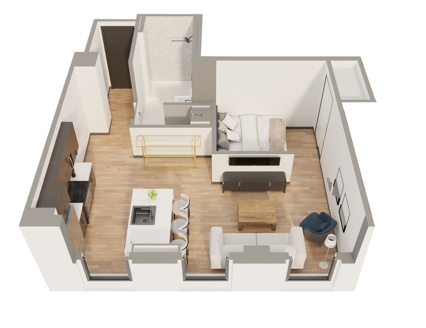 Pontiac Apartment: 28 North Saginaw Street