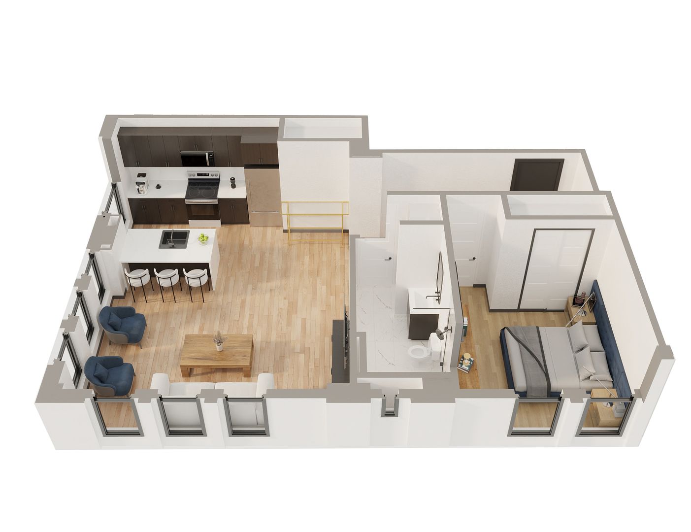 Pontiac Apartment: 28 North Saginaw Street