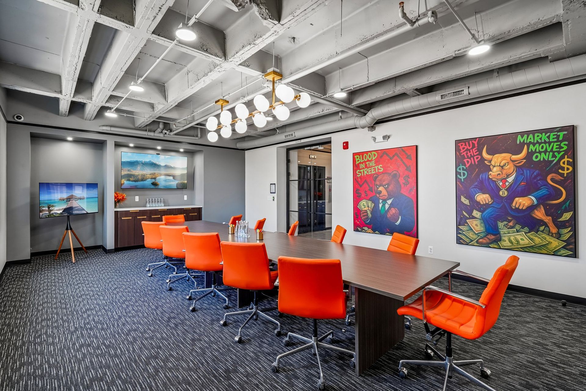 Work space at Loft Holdings