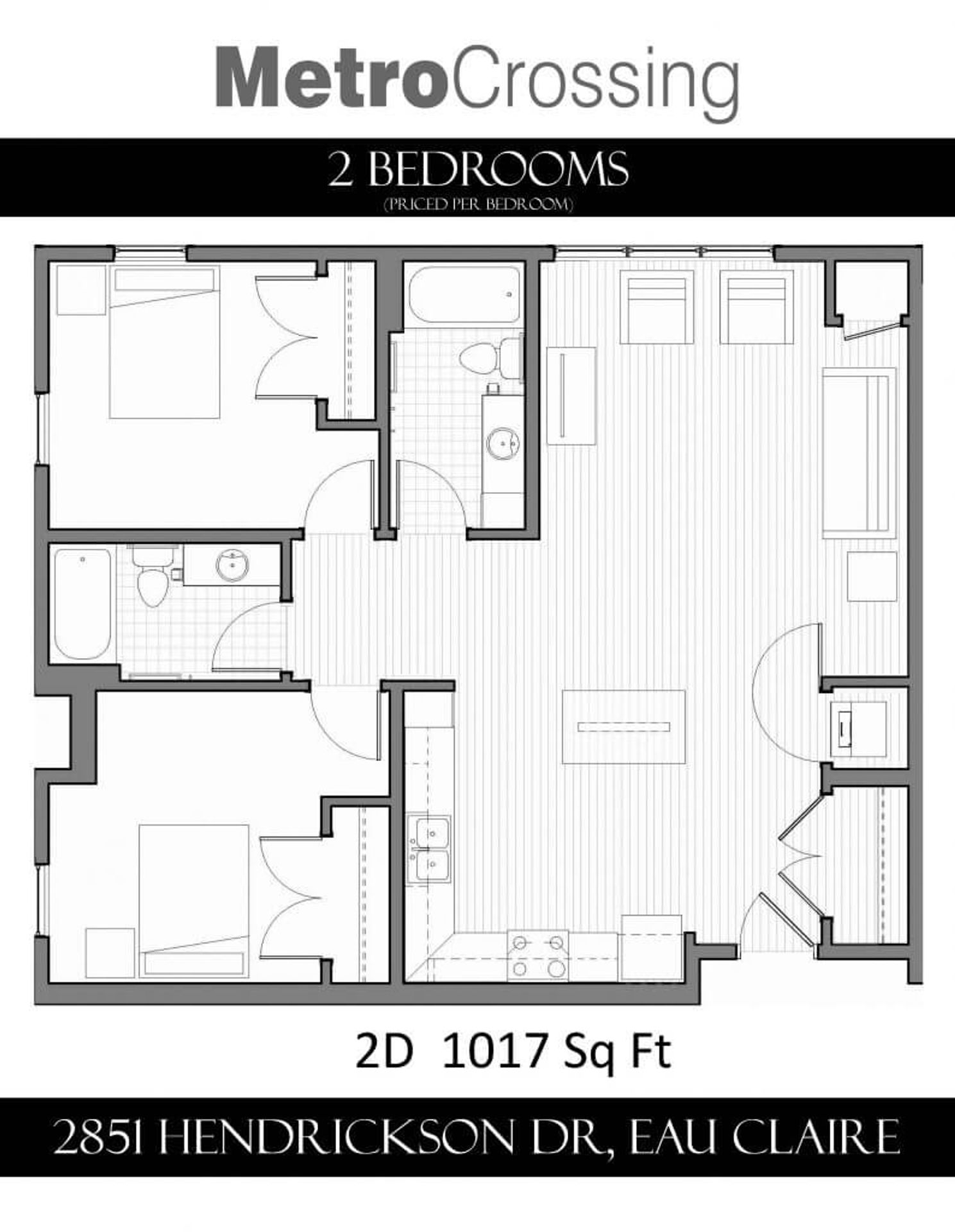 Eau Claire Apartment: 2851 Hendrickson Drive