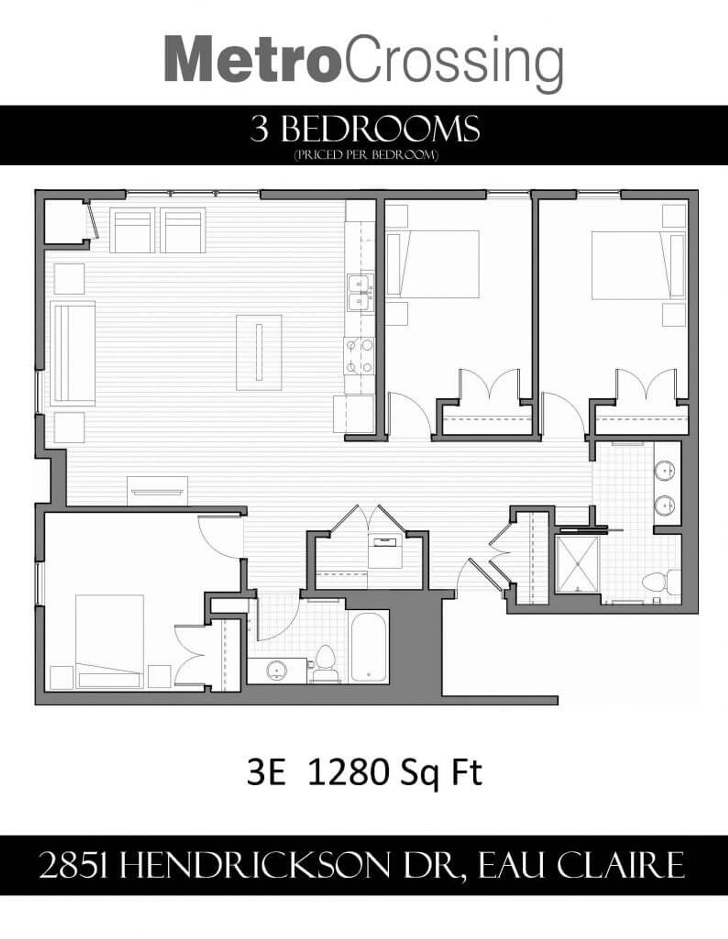 Eau Claire Apartment: 2851 Hendrickson Drive