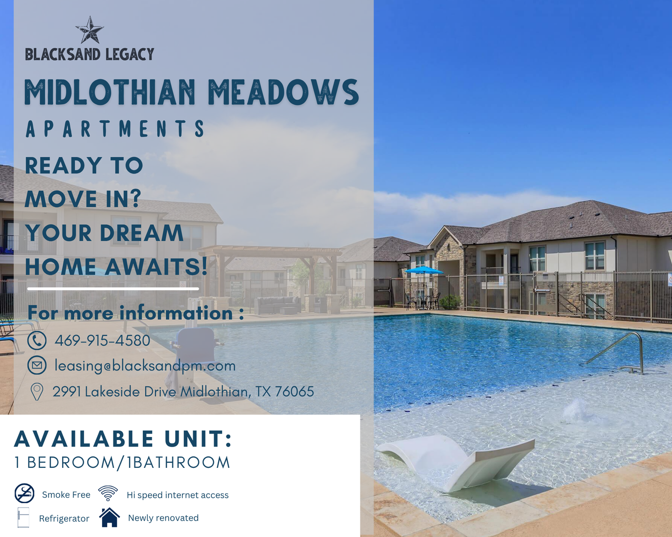 Midlothian Apartment: 2991 Lakeside Drive