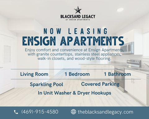The Perfect Ennis Retreat - Modern 1 Bedroom Apartment