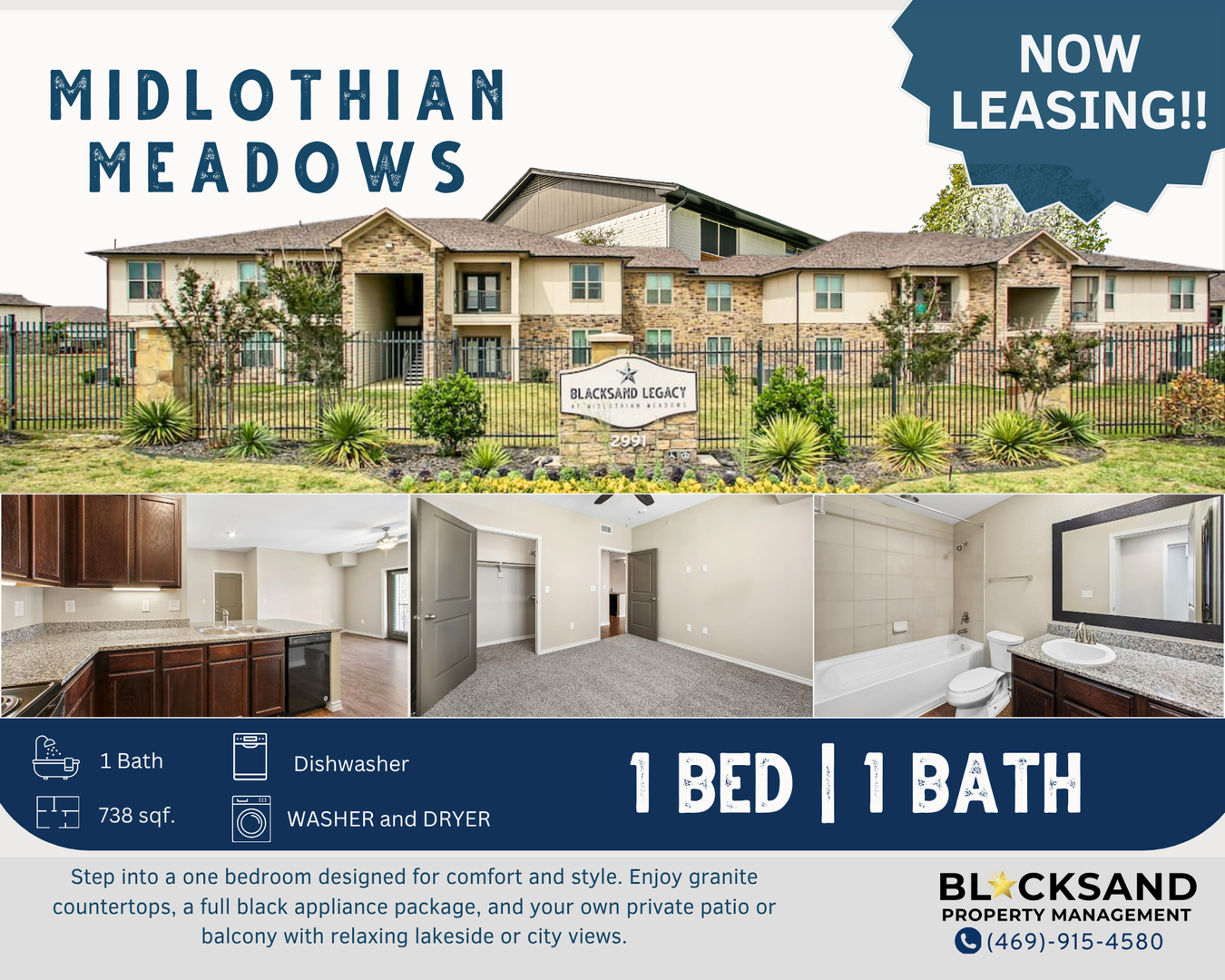 Midlothian Apartment: 2991 Lakeside Drive