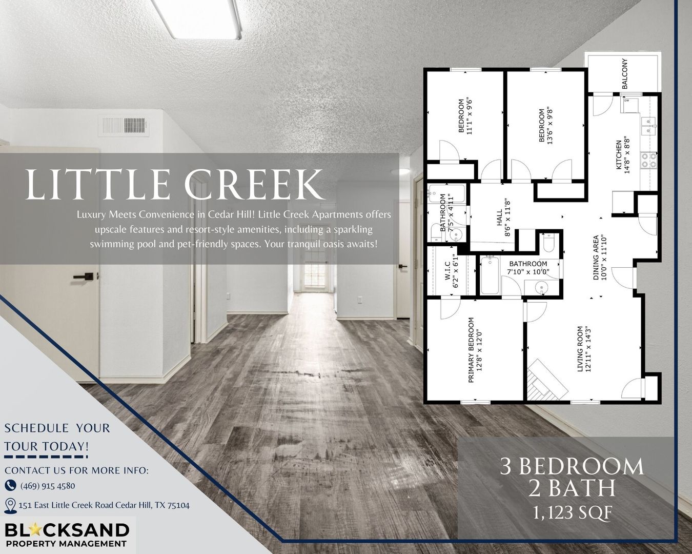 Cedar Hill Apartment: 151 East Little Creek Road