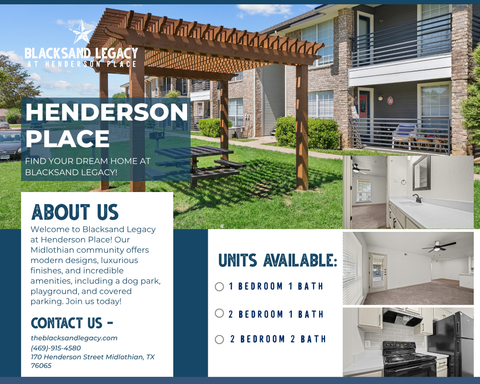 170 Henderson Street, Unit 3103, Midlothian, TX 76065